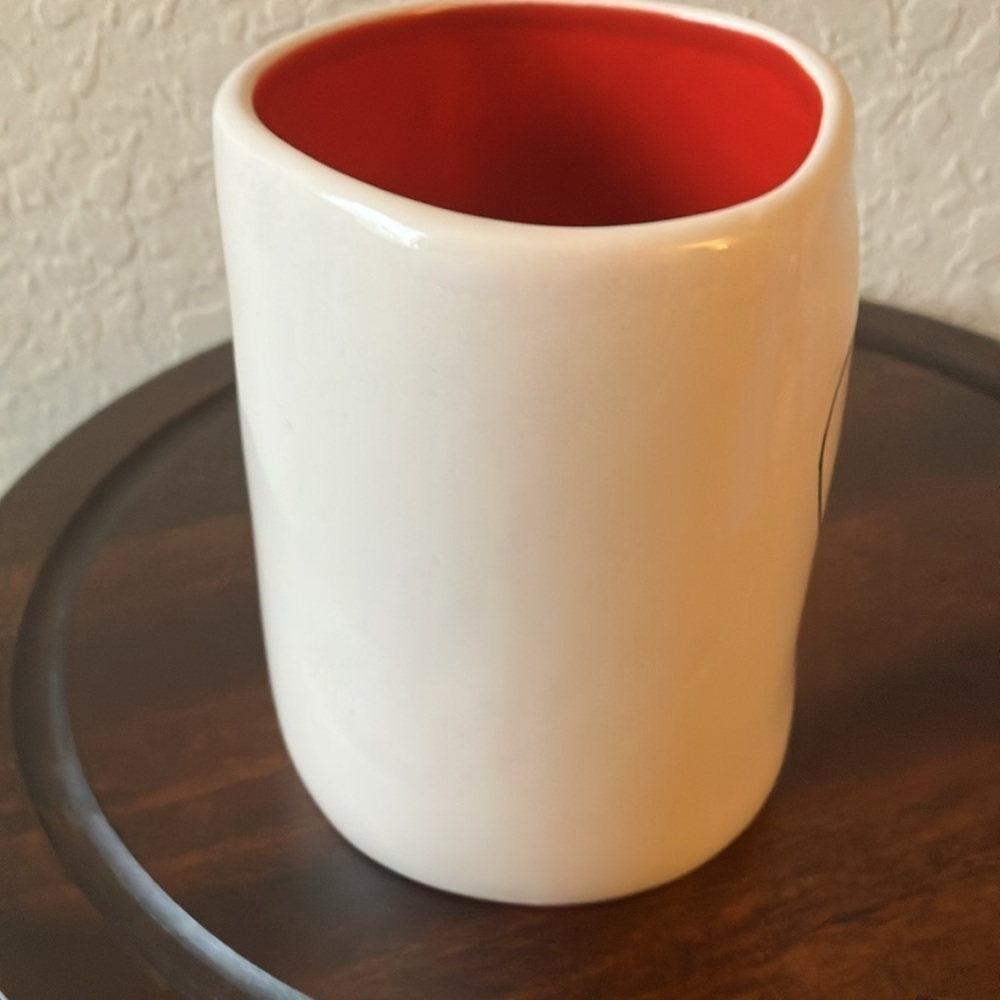 Rae Dunn: White/ Red interior Valentine Heart Mug- Coffee/Tea - Picture 10 of 16